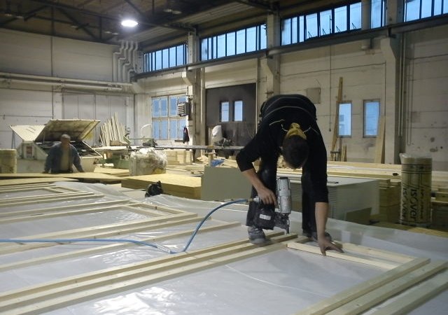 Produktion Sachsenheimer Fertighaus